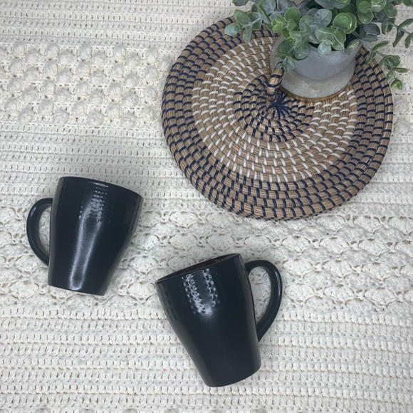 Gourmet BASICS MIKASA Ceramic Cup Mug Set “Mocha” Coffee Tea - Picture 6 of 6